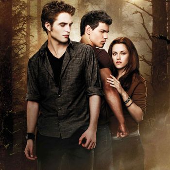 The stars of <em>The Twilight Saga: New Moon</em>.