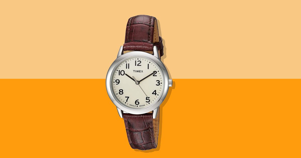 Timex Women's Easy Reader Leather Strap Sale 2020 | The Strategist
