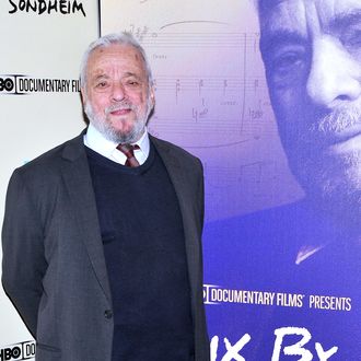 NEW YORK, NY - NOVEMBER 18: Composer Stephen Sondheim attends HBO's New York Premiere of 