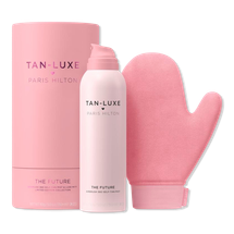 Tan Luxe Paris Hilton Airbrush 360 Self-Tan Mist and Luxe Mitt