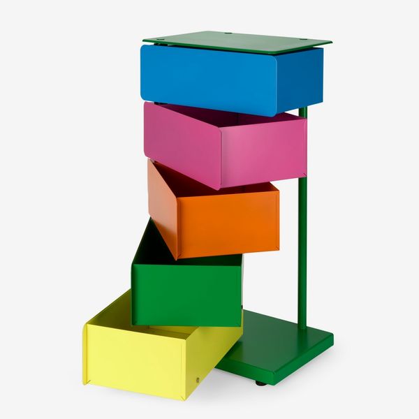 MoMA 5-Drawer Pivot Cabinet in Neon