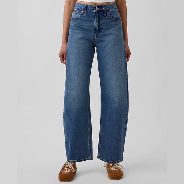 Gap High Rise Barrel Jeans