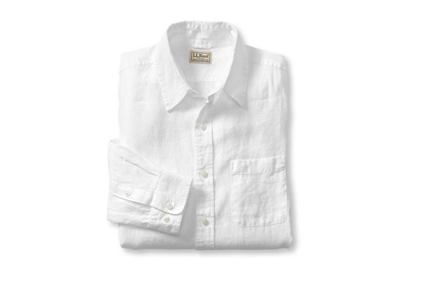 Linen Shirt, Slightly Fitted Long-Sleeve