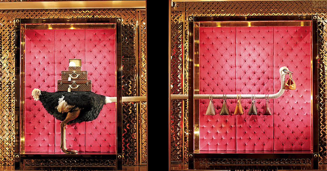 Why Louis Vuitton Always Have Bizarre Window Displays