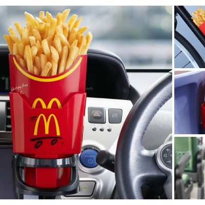 This French fry caddy won't help anything.