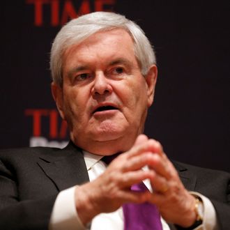 NEW YORK, NY - NOVEMBER 13: Newt Gingrich attends TIME's Person of the Year panel on November 13, 2012 in New York City. (Photo by Jemal Countess/Getty Images for TIME)