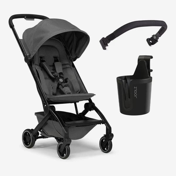 Joolz Aer+ Lightweight Compact Stroller + Bumper Bar + Cup Holder Bundle