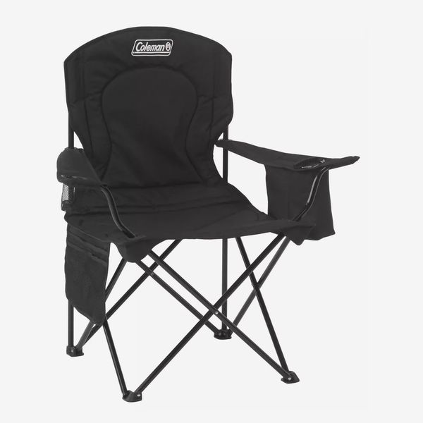 Coleman Portable Camping Quad Chair With 4-Can Cooler