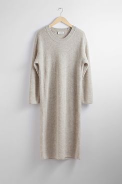 & Other Stories Oversized Knit Midi Dress