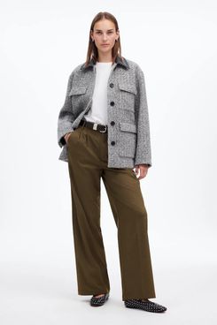 Madewell Harlow Wide-Leg Pant in Flannel