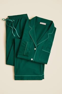 J.Crew Dreamy Cotton-Blend Pajama Pant Set