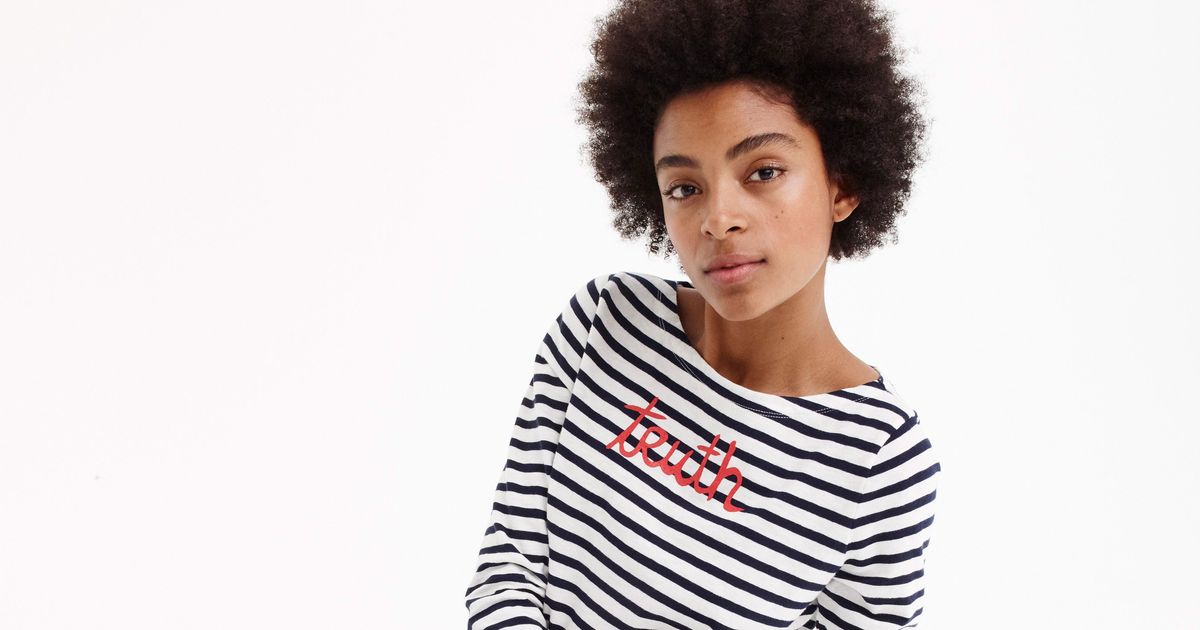 J.Crew Is Celebrating National Stripes Day