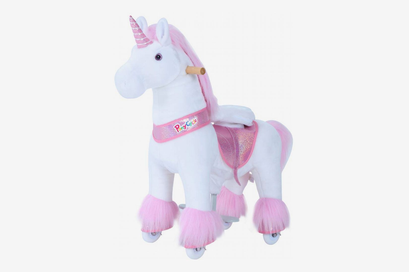 Official PonyCycle Brown With White Hoof Ride On Toy Horse Small 3-5 Years Old 