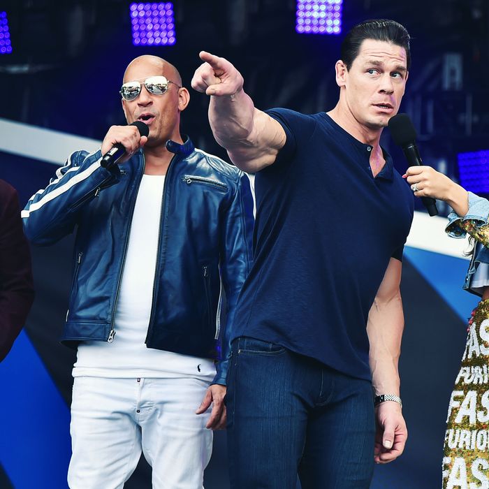 Vin Diesel Having Sex - Vin Diesel Thinks Paul Walker 'Sent' John Cena for 'F9'