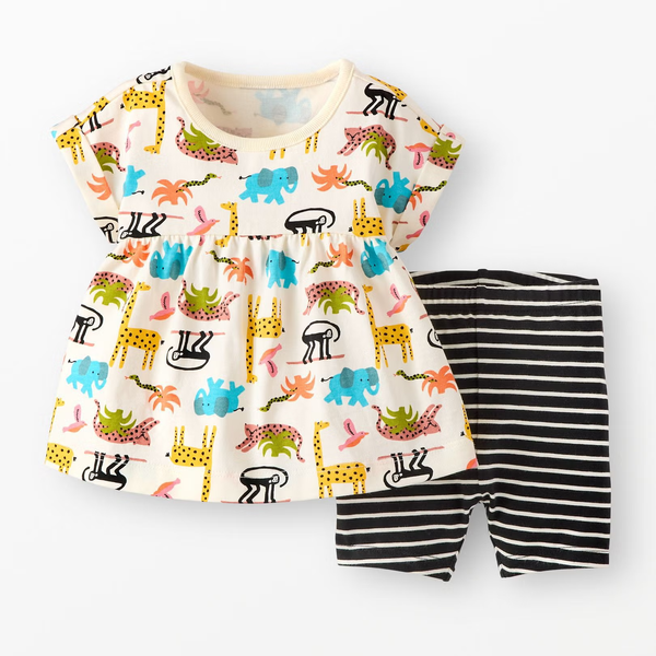 Hanna Andersson Baby Tunic Top & Shorts Set
