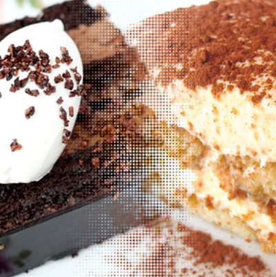 Dessert confusion: Blackout cake from the new Carbone, tiramisu from the Hell's Kitchen Carbone.