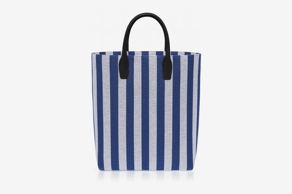 Mansur Gavriel Striped North South Tote