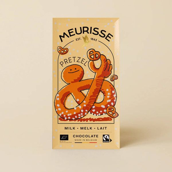Meurisse Pretzel Milk Chocolate 39%