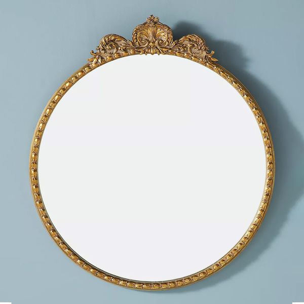 Anthropologie Gleaming Primrose Mirror (Round)