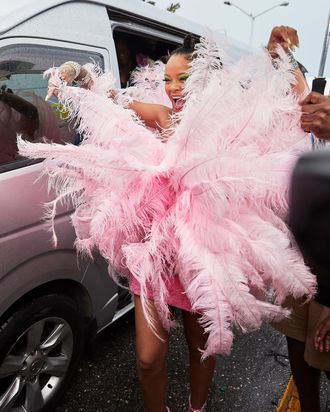 If the fur and feathers worn by celebrities like Rihanna and