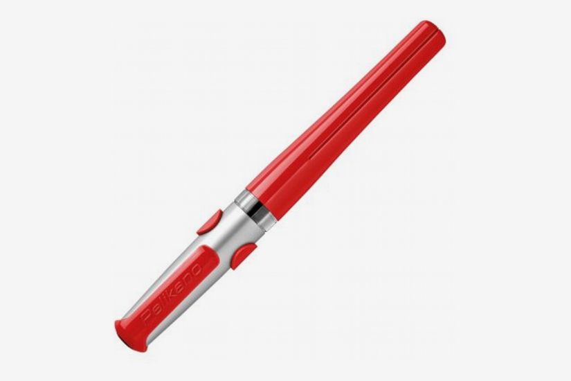 fancy red ink pen