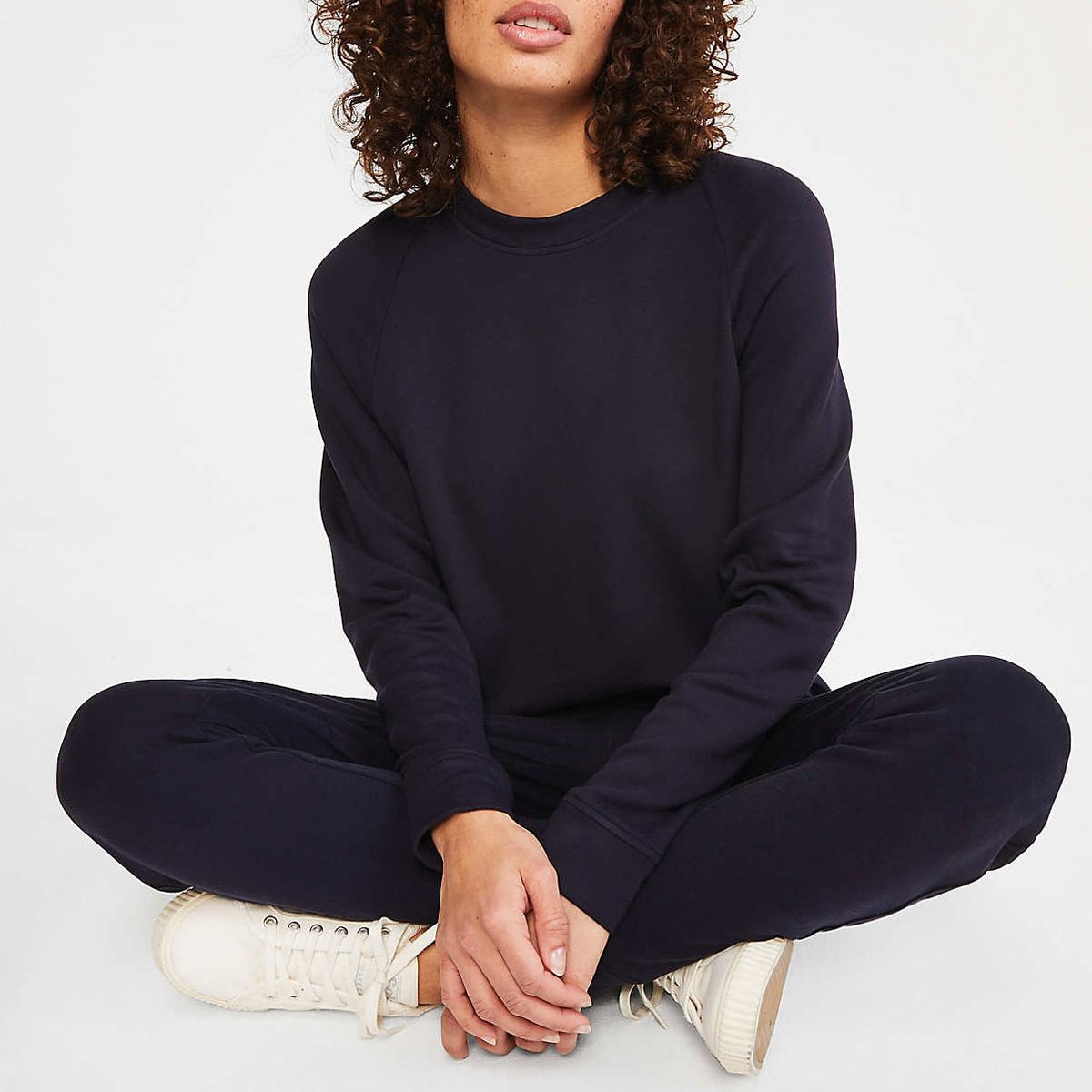 all gray sweatsuit