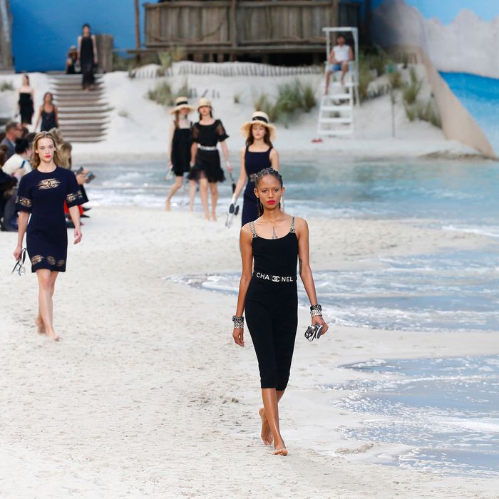 Chanel Turned the Grand Palais Beach for Fashion Week