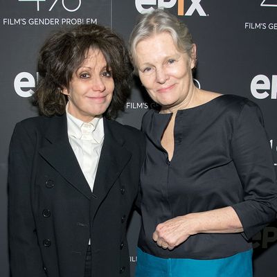 Amy Heckerling and Mary Harron at the premiere of <i>The 4%: Film's Gender Problem</i>.