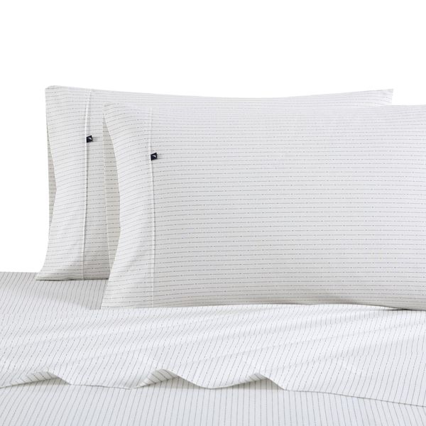 Nautica Printed Cotton Percale Sheet Set - Queen