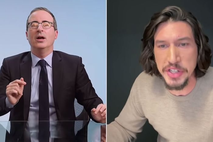 Adam Driver Losing It on John Oliver Won Late Night This Week