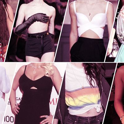 Bring Your Bellybutton to Work Day? The Crop Top Comes to the