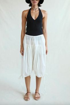 Chan Luu Million Pleats Fisherman Shorts