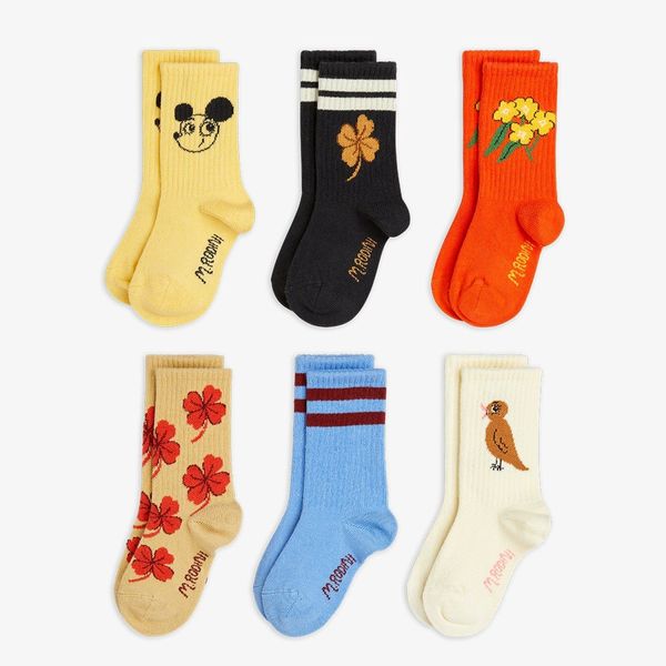 Mini Rodini Clover 6-Pack Socks