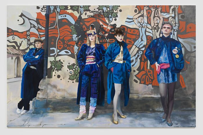 Paulina Olowska, Haus Proud, 2021, on view in Metro Pictures' last show.