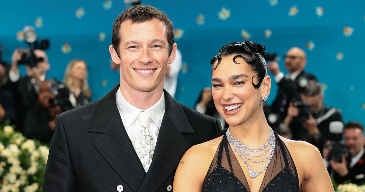 Callum Turner and Dua Lipa together