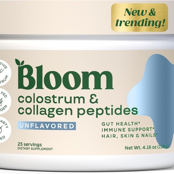 Bloom Nutrition Bovine Colostrum Powder for Gut Health