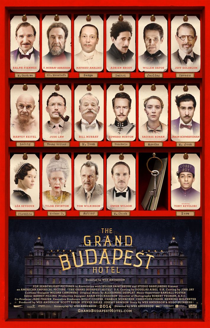 gave Produktionscenter aflivning Exclusive: See the Amazing New Poster for Wes Anderson's The Grand Budapest  Hotel