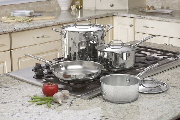 Cuisinart Chef’s Classic Stainless Steel 7 Piece Cookware Set