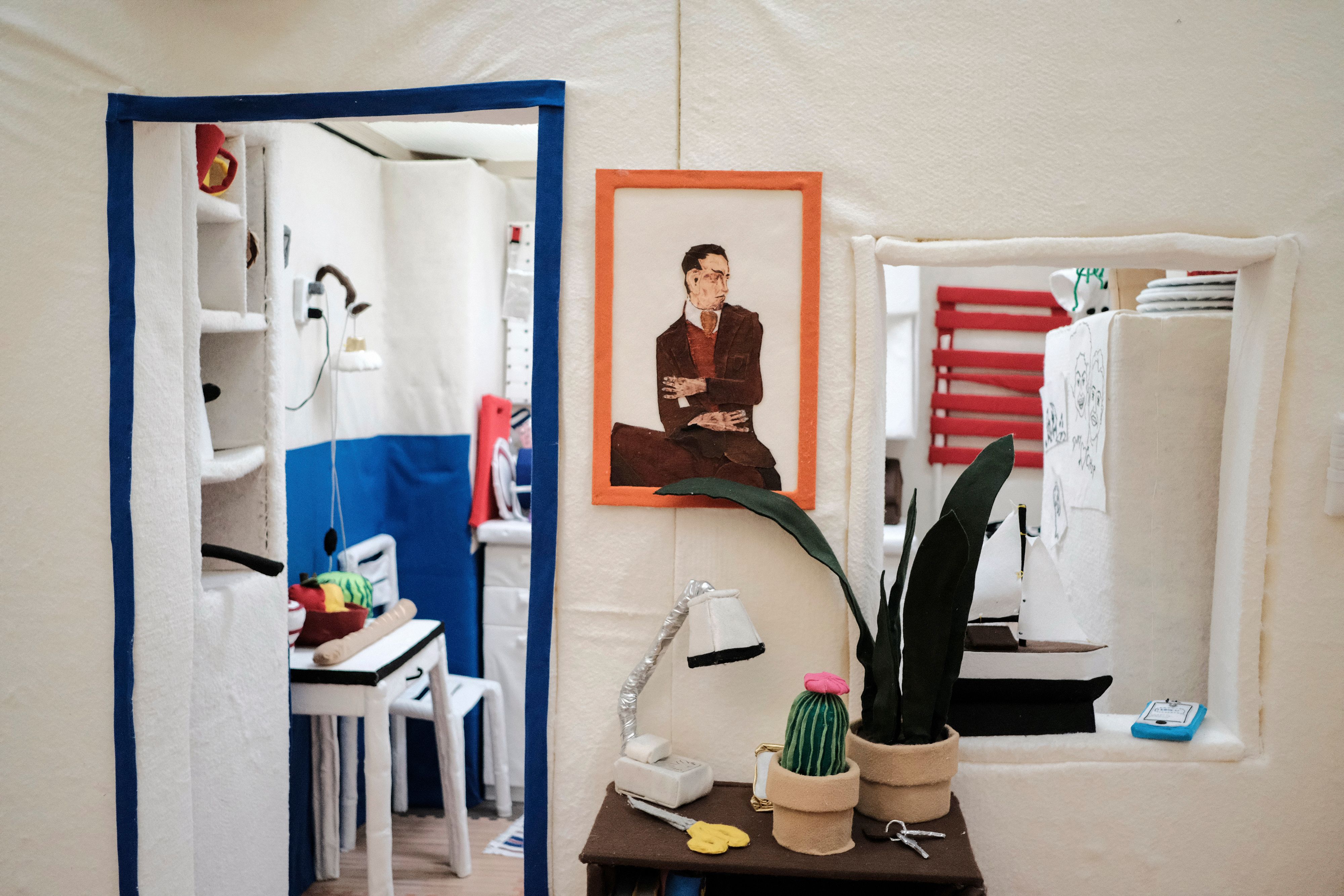 Inside Search Party's Entirely Foam-and-Felt Apartment