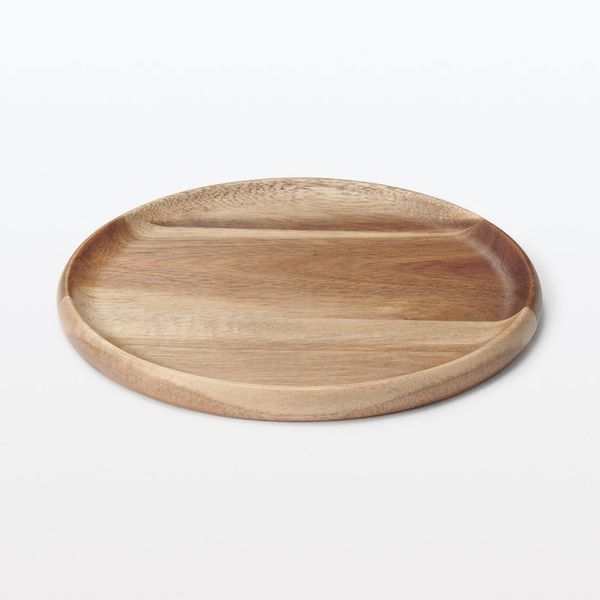 Muji Acacia Plate/Round Cutting Board Small