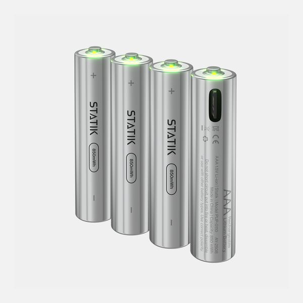 Statik USB Rechargeable AAA Batteries