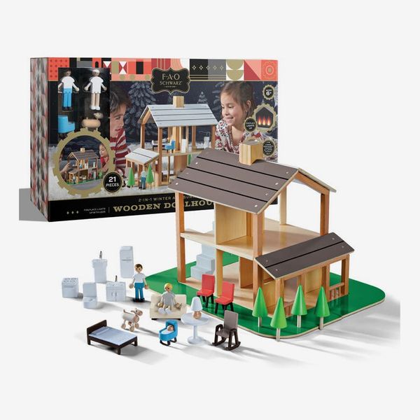 FAO Schwarz Wooden Dollhouse