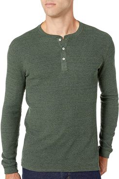 Peace Mens Classic-Fit Long-Sleeve Crewneck Cotton Graphic Top Tee 