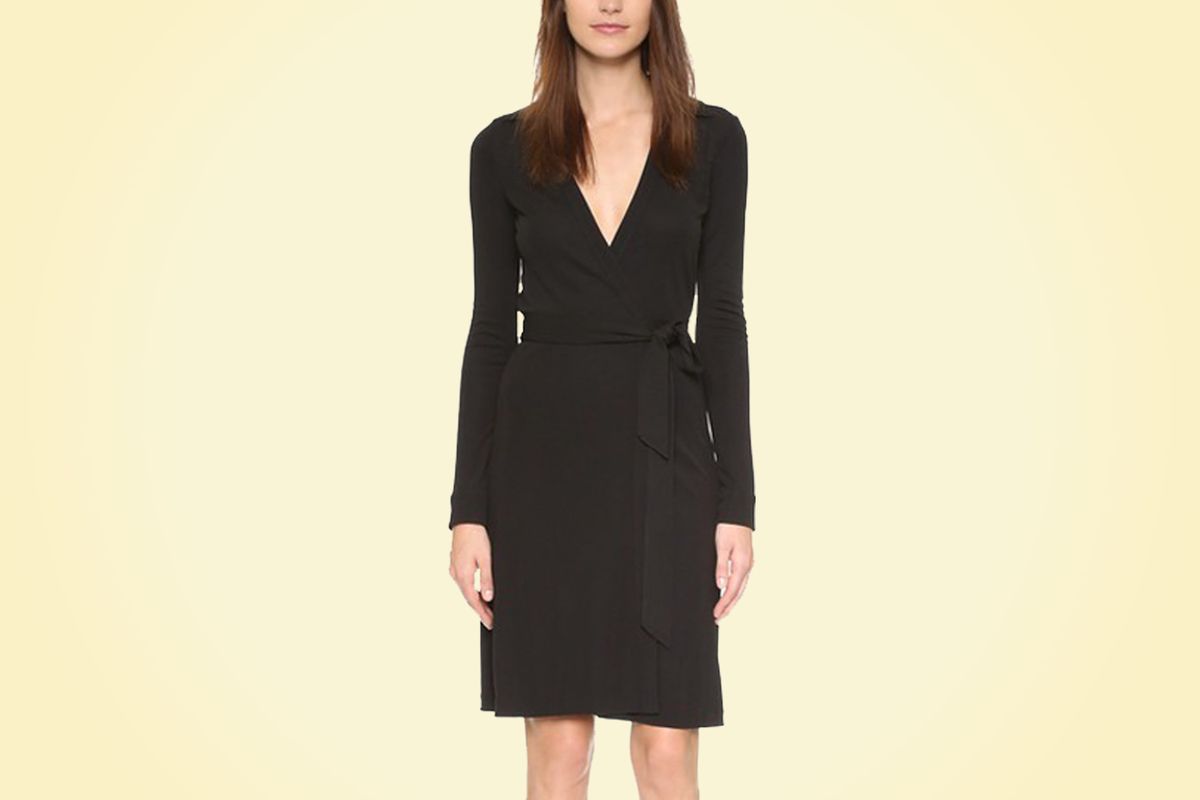 The Best Black Dress for Funerals 2017: DVF Wrap Dress | The Strategist