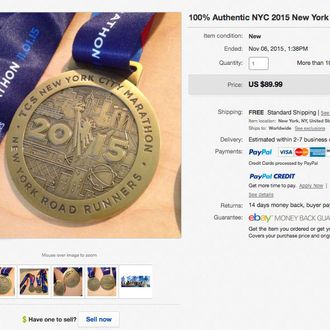 Want to Fake Being an NYC Marathon Finisher? That'll Be $90