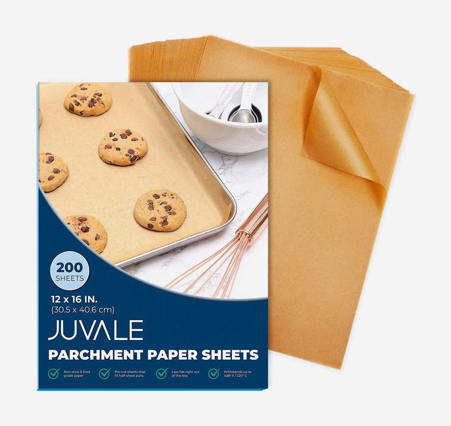 Ultra Heavy-Duty Non-Stick Parchment Paper Sheets - 12 x 16 IN