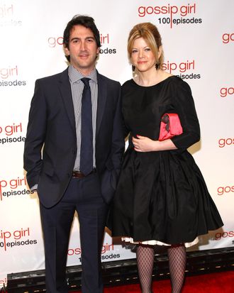 Executive producers Josh Schwartz (L) and Stephanie Savage