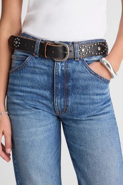 Alexa Chung for Madewell Studded Leather Belt