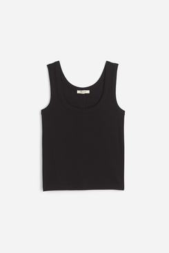 Madewell (Re)generative Cotton Ribbed Scoopneck Tank