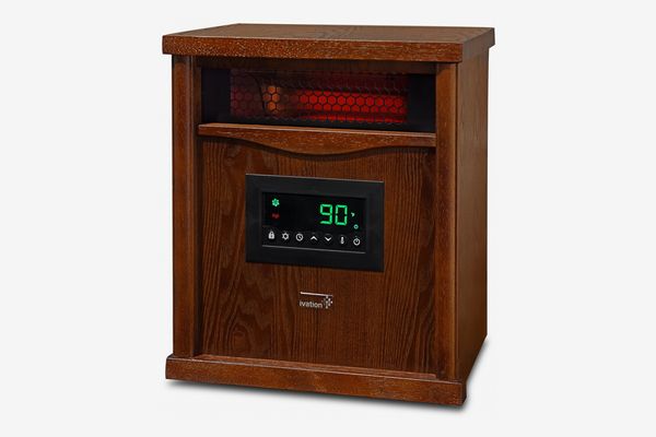 Ivation Portable Electric Space Heater, 1500-Watt 6-Element Infrared Quartz Mini Heater With Digital Thermostat